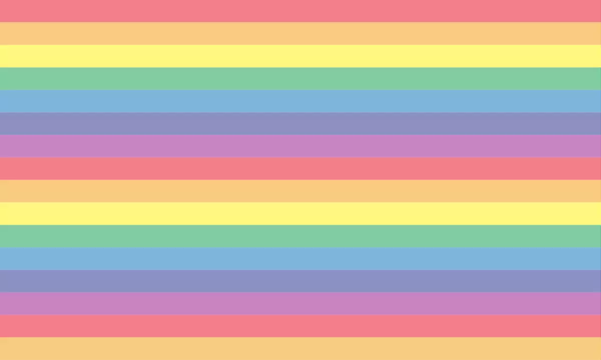 淡い虹色ストライプの背景画像（横） WebP