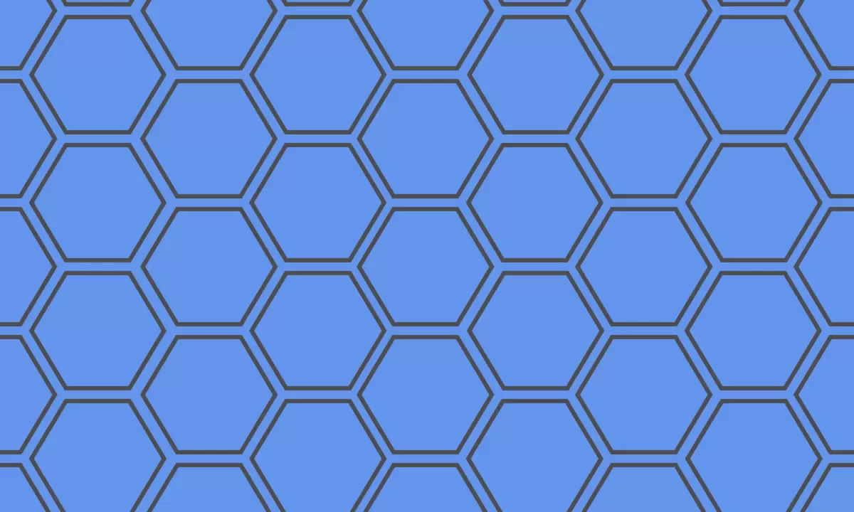 亀甲模様（六角形パターン）の背景画像 3 WebP