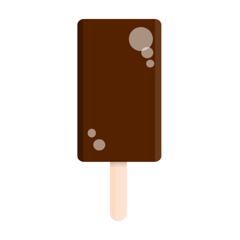 チョコレートの棒アイス PNG